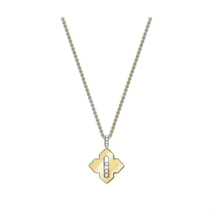 925 Silver Factory Original Hammered Sliding Gem Pendant Necklace Set price