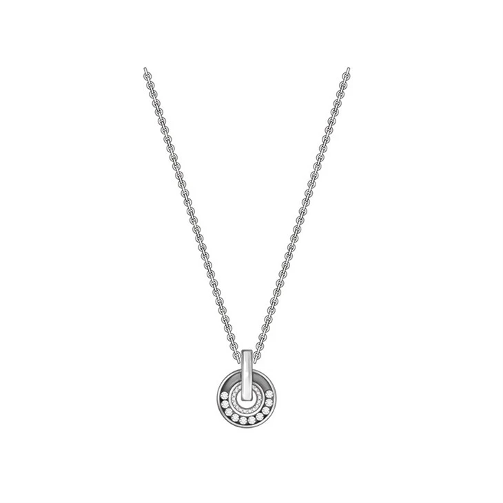 925 Silver Factory Wholesale Sliding Moissanite Jewelry Set Movable Stone Fine Jewelry Set factory