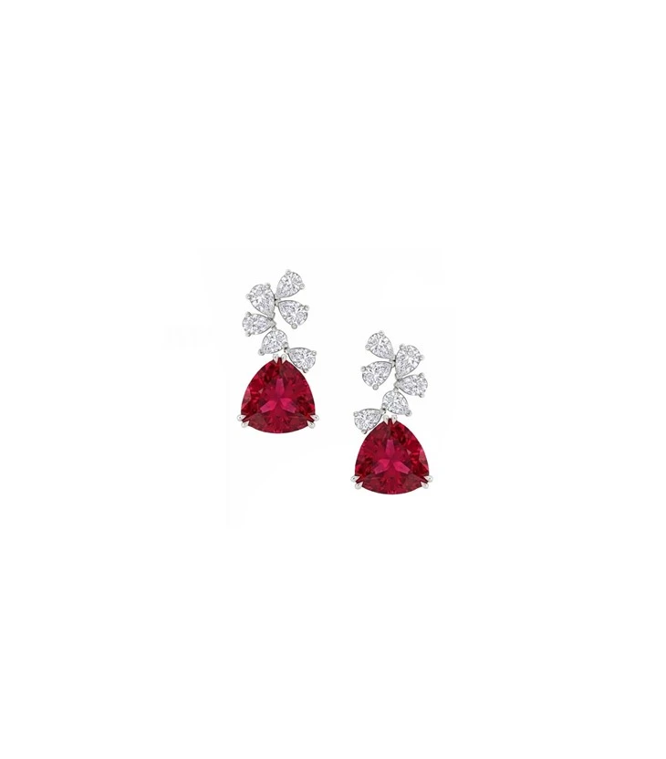925 Silver Jewelry Set Women Bridal Party Jewelry Ruby Jewelry Collection factory