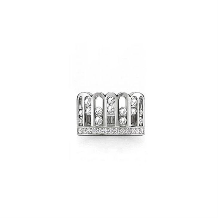 925 Silver Kinetic Track Collection Interactive Sliding Gem Jewelry Set high quality