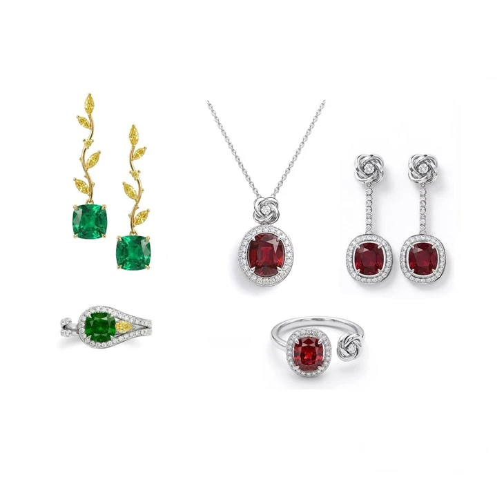 925 Silver Knot Design Jewelry Set Women Wedding Party Jewelry Set