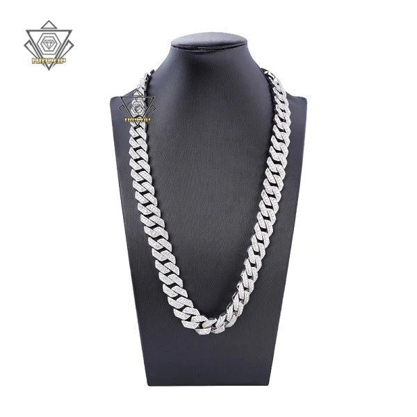 Custom 10mm moissanite cuban chain_ad