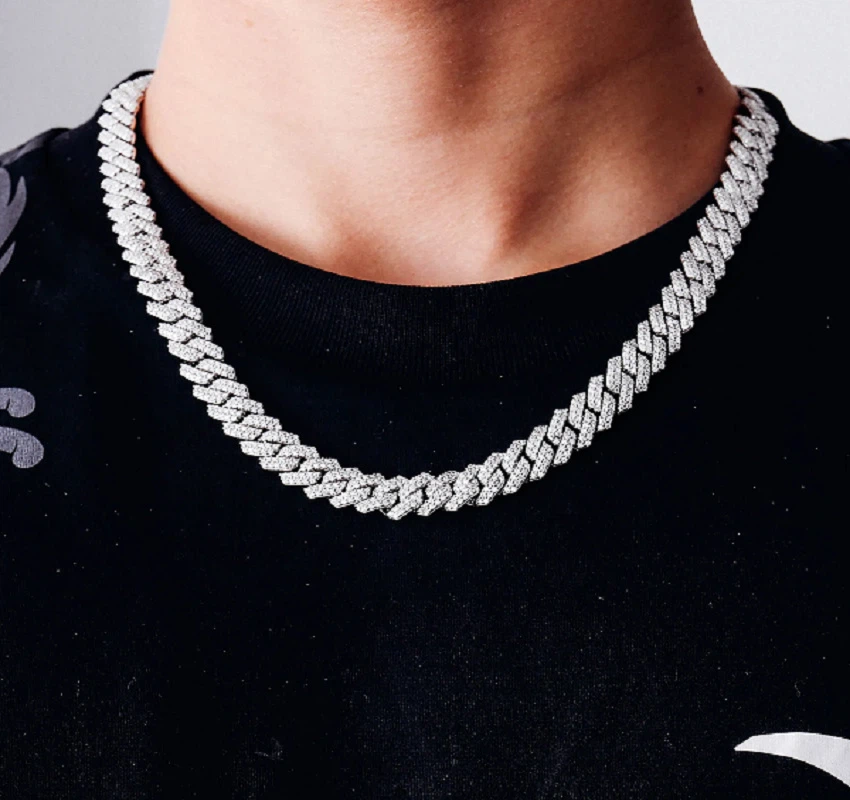 moissanite cuban chain for men moissanite cuban chain for men