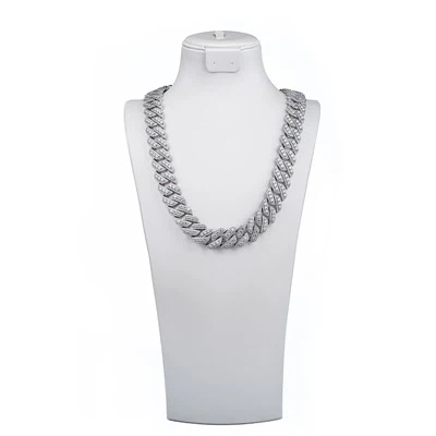 ICED-OUT MOISSANITE CUBAN LINK NECKLACE