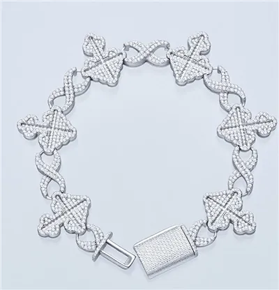 Stunning Cross Jewelry Set: Necklace And Bracelet